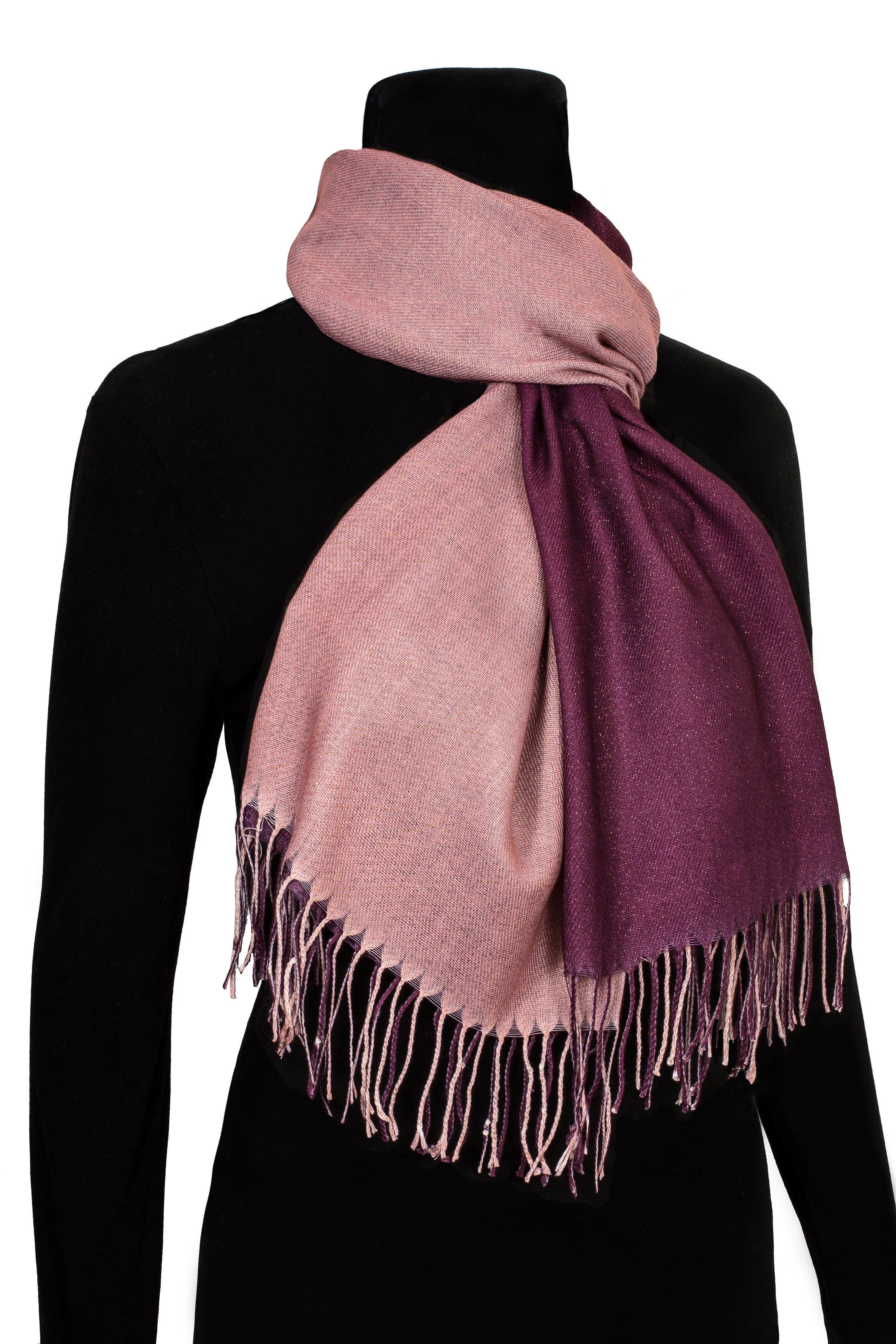 Shimmering Reversible Scarves