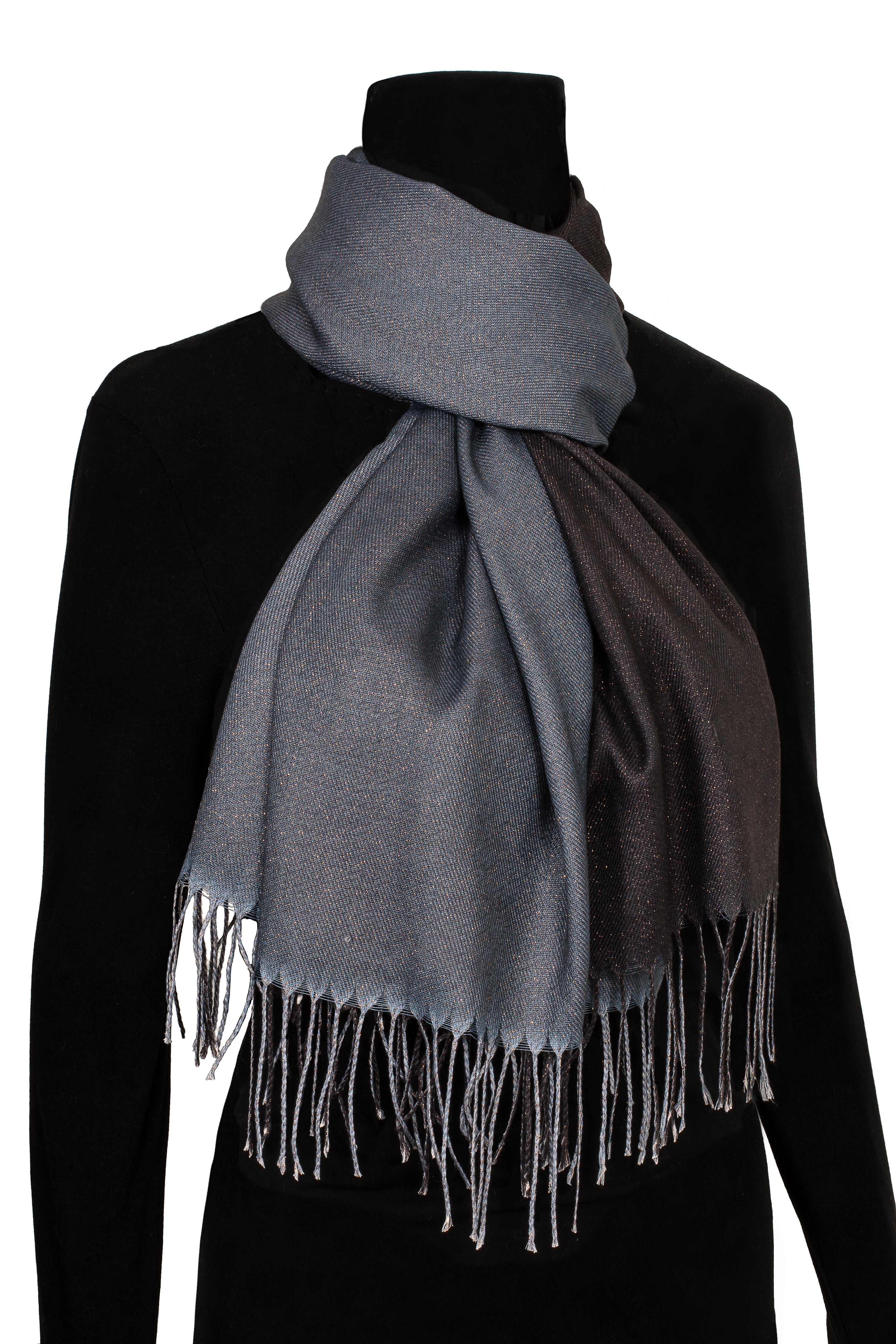 Shimmering Reversible Scarves