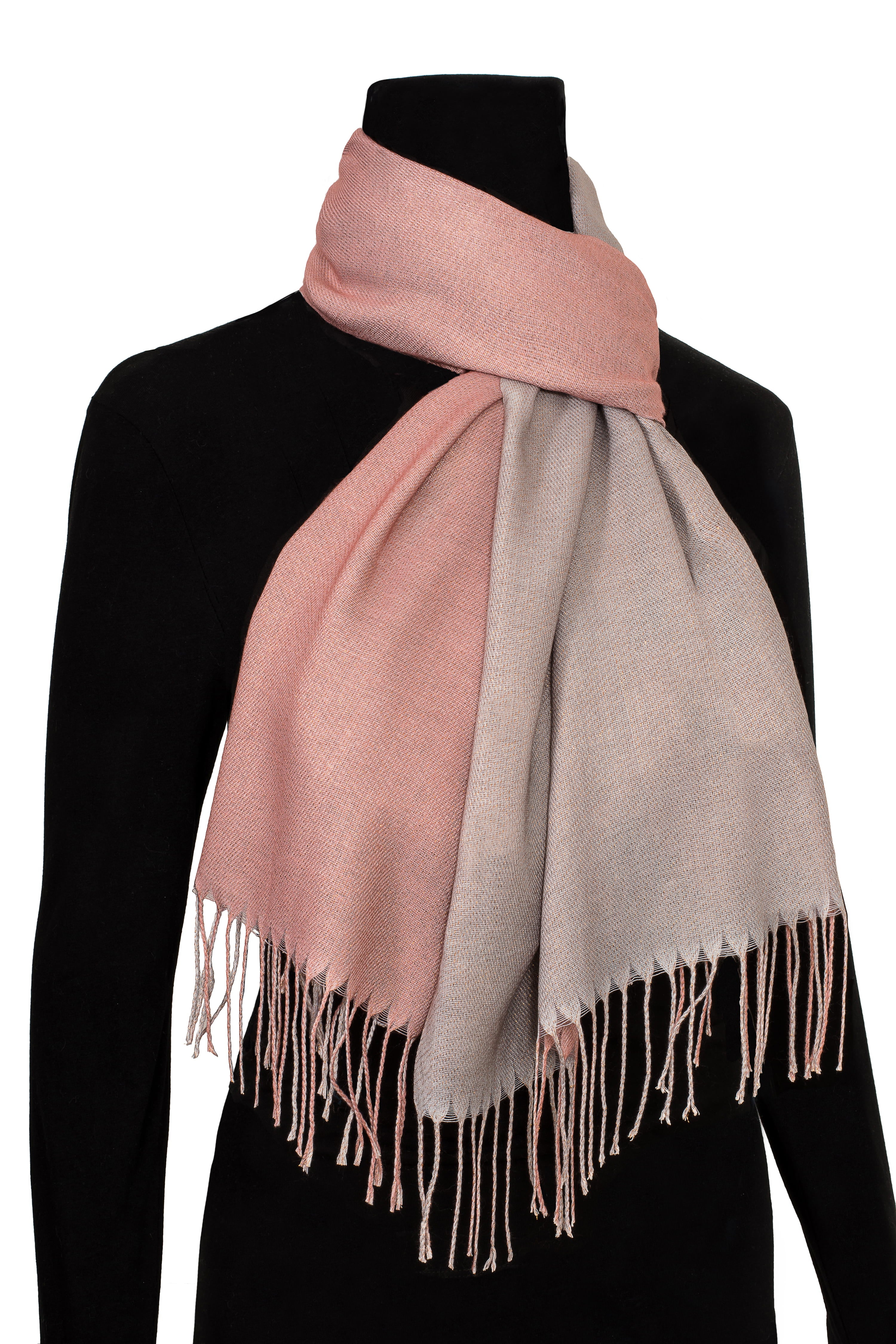 Shimmering Reversible Scarves