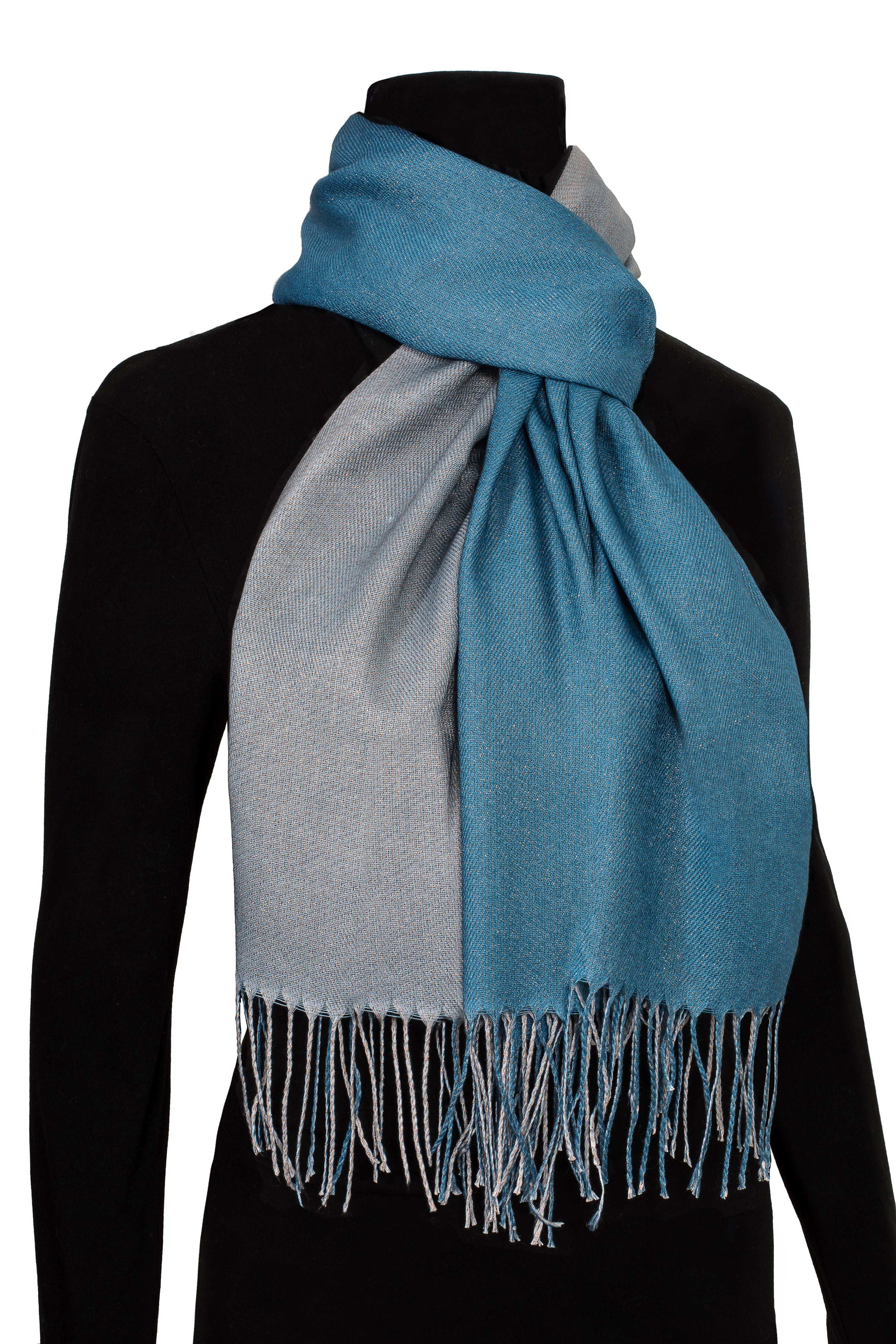 Shimmering Reversible Scarves