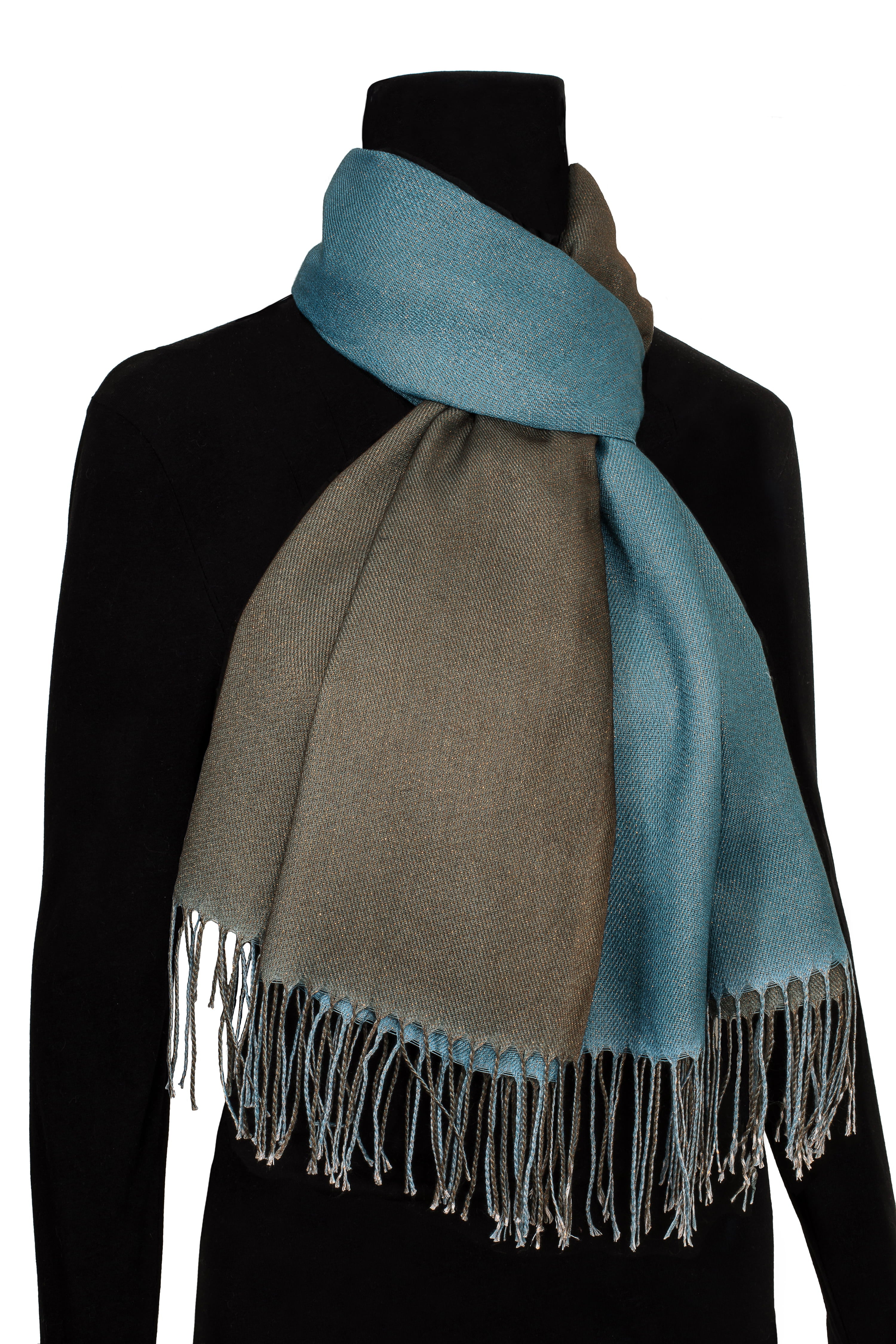 Shimmering Reversible Scarves