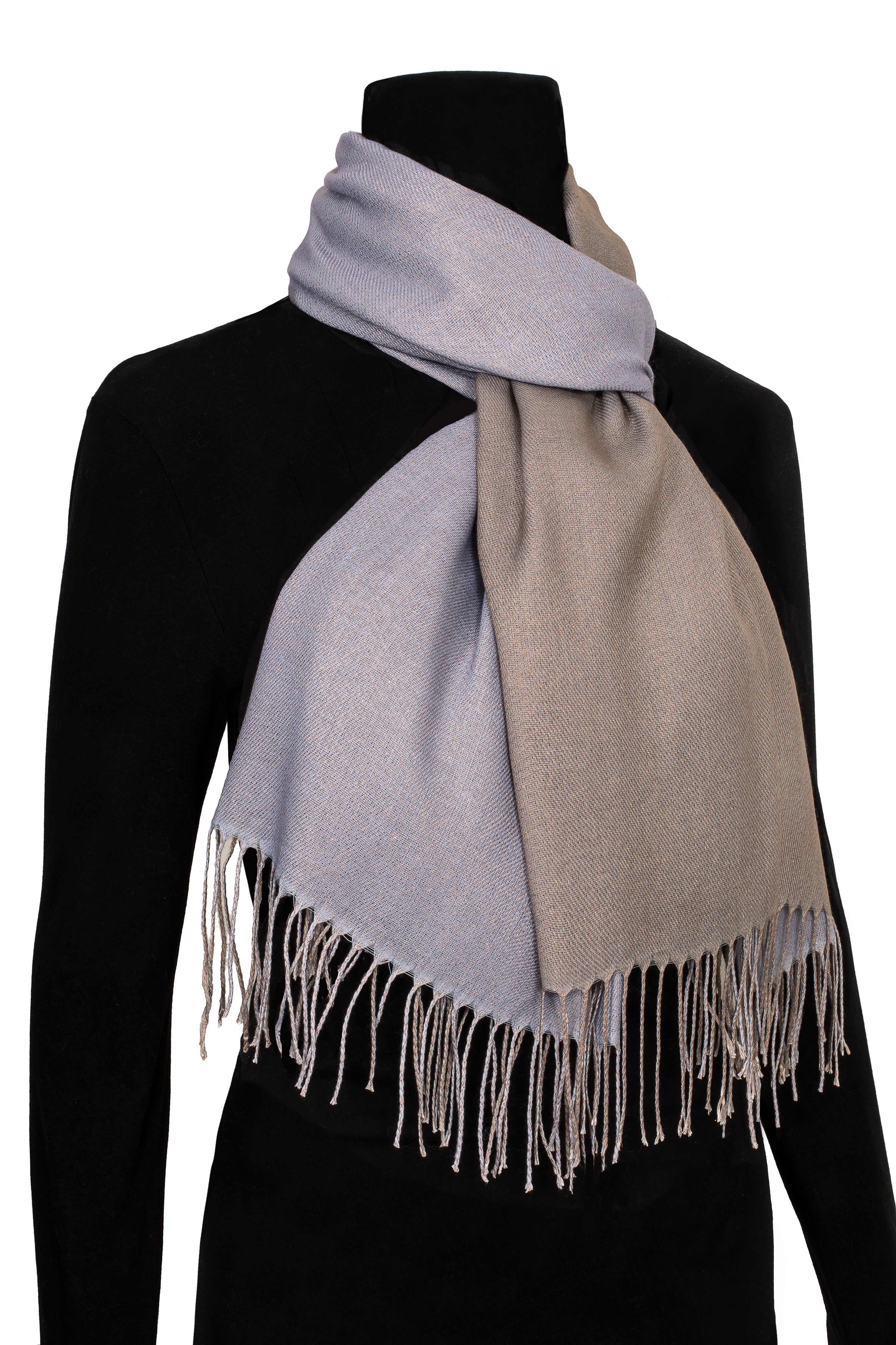 Shimmering Reversible Scarves