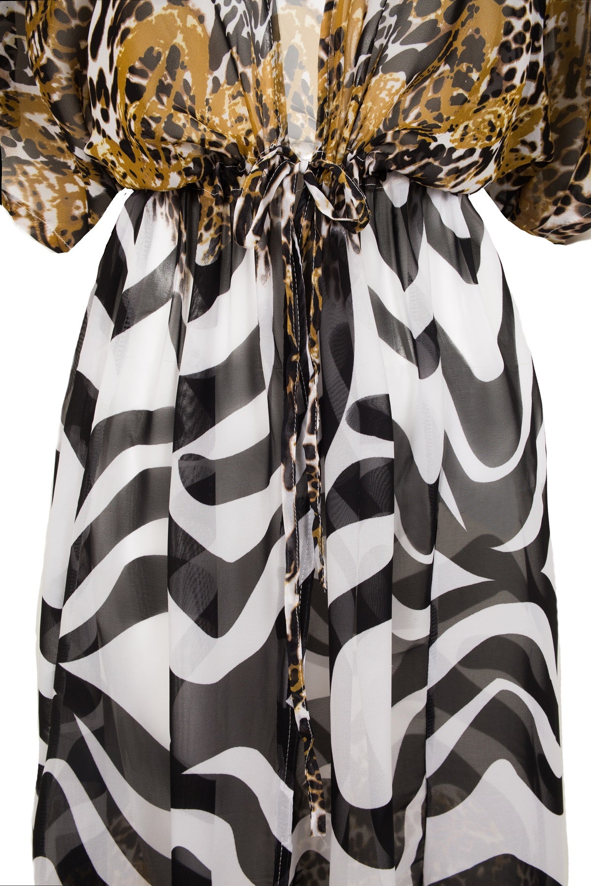 Animal Print Beach Robe