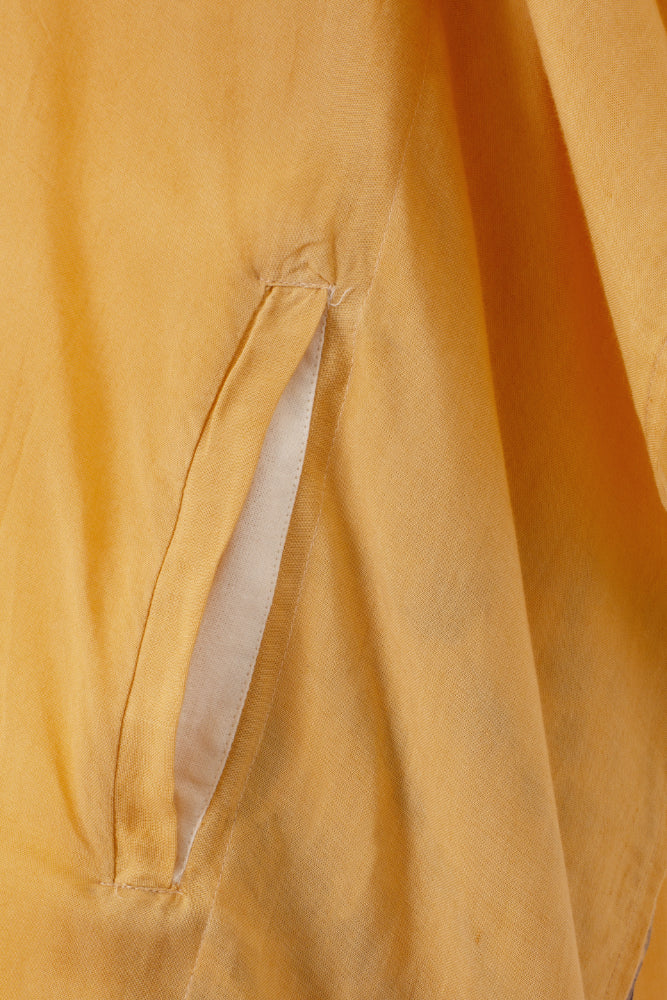 Yellow Tie Dye Kaftan