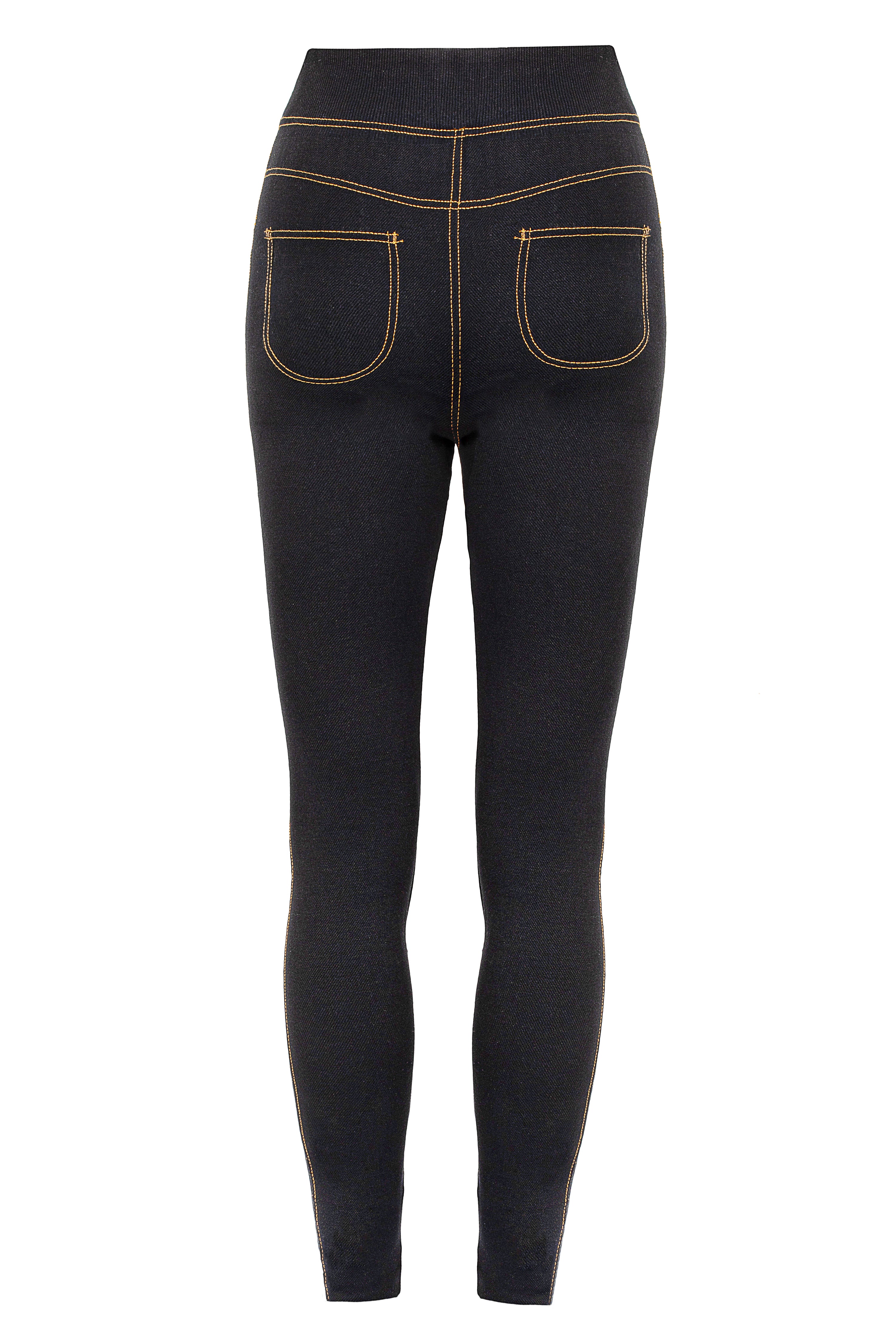 Buy online Black Fleece Jeggings from Jeans & jeggings for Women